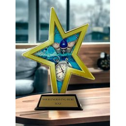 Gold Star Swimming Trophy