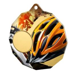 Dodeca Mountain Bike Stainless Steel Logo Insert Medal