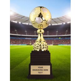 Sealy Tower Gold and Silver Soccer Trophy