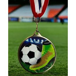 Barnet Soccer Boot and Ball Color Texture 3D Print MaxMedal