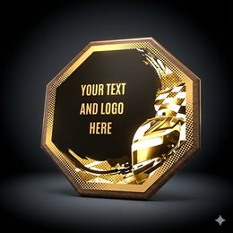 HEX Metal & Wood Motosport Plaque