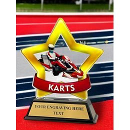 Mini Star Go Kart Trophy