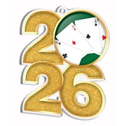 Card games 2026 Acrylic Medal