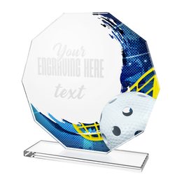 Hopper Floorball Glass Award