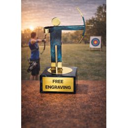 Toledo Archery Handmade Metal Trophy