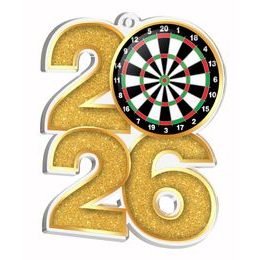 Darts 2026 Acrylic Medal