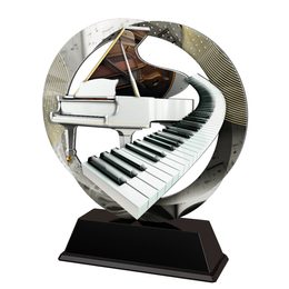 Onyx Stainless Steel Music Trophy