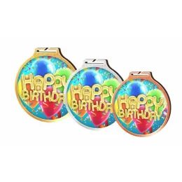 Habitat Happy Birthday Eco Friendly Wooden Medal