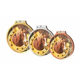 Habitat Horseshoe Equestrian Eco Friendly Wooden Medal