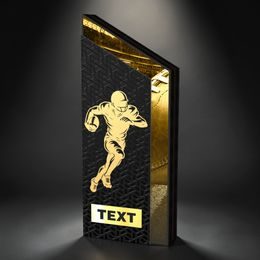 ATAMI Modern Metal & Wood Football Trophy