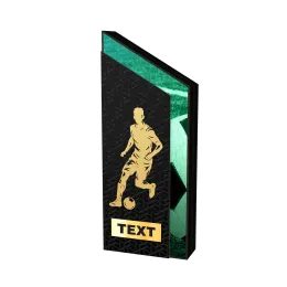 ATAMI Modern Metal & Wood Soccer Trophy