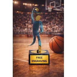 Toledo Basketball Handmade Metal Trophy