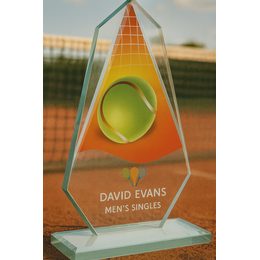 Levita Tennis Color Glass Award