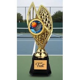 Taft Gold Clay Pickleball Trophy