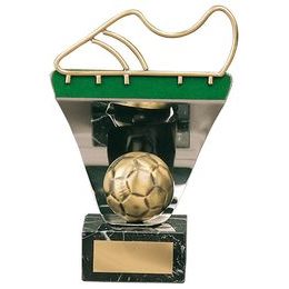 Melilla Soccer ball Golden Boot Handmade Metal Trophy