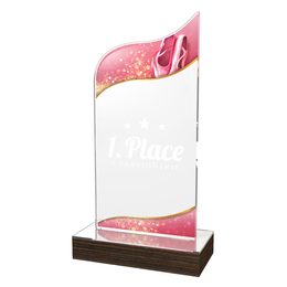 United Acrylic Wood Ballet Trophy