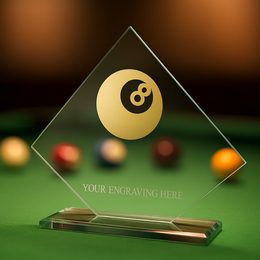 Vanguard Glass and Metal Fusion Pool Trophy