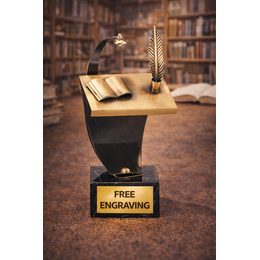 Shakespeare Literature Handmade Metal Trophy