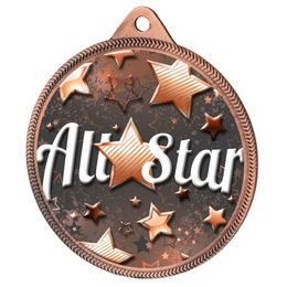 All Star Classic Texture 3D Print Bronze Medal