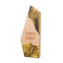 GALENA Modern Metal & Wood Cynology Trophy