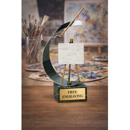 Renoir Art Handmade Metal Trophy