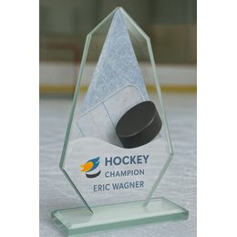 Levita Ice Hockey Color Glass Award