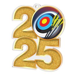 Archery 2025 Acrylic Medal