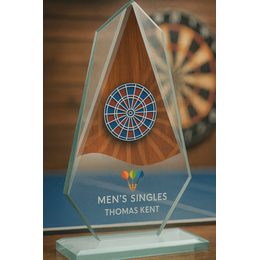 Levita Darts Electric Color Glass Award