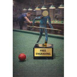 Toledo Snooker Handmade Metal Trophy
