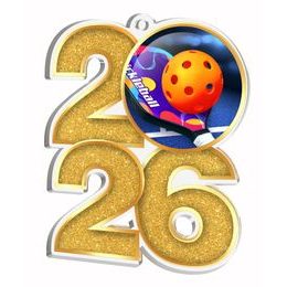 Pickleball 2026 Acrylic Medal