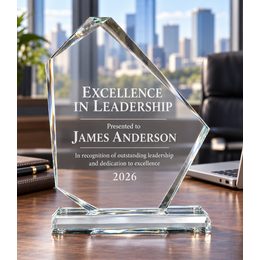 Benito Jade Crystal Award