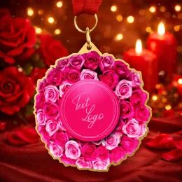 Valentine Stainless Steel Medal