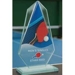 Levita Table Tennis Color Glass Award
