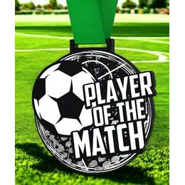 Giant Soccer Player of the Match Medal