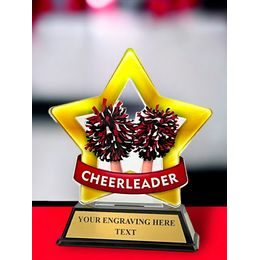 Mini Star Cheerleader Trophy