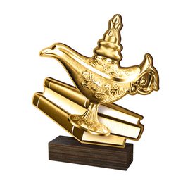 Sierra Classic Quiz Magic Lamp Real Wood Trophy