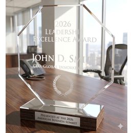 United Acrylic & Wood Classic Trophy