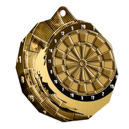 Polygon Classic Stainless Steel Darts Medal