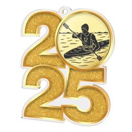 Kayaking 2025 Acrylic Medal