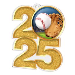 Baseball 2025 Acrylic Medal