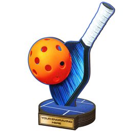 Grove Pickleball Real Wood Trophy