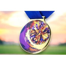 Sacul Cheerleader Color Texture 3D Print Medal