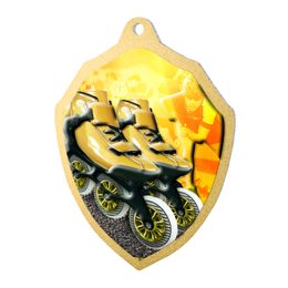 Molten Stainless Steel In-Line Skating Medal