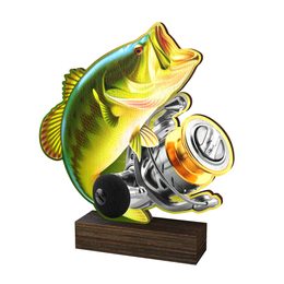 Sierra Fishing Real Wood Trophy