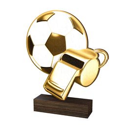 Sierra Classic Soccer Referee Real Wood Trophy