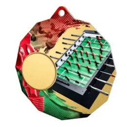 Dodeca Foosball Stainless Steel Logo Insert Medal