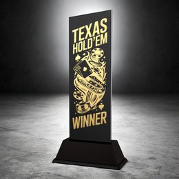 Shadowline Texas Hold’em Metal Poker Trophy