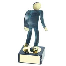 Toledo Soccer ball Player Handmade Metal Trophy