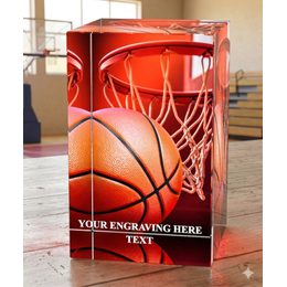 Nolan Basketball Crystal Award