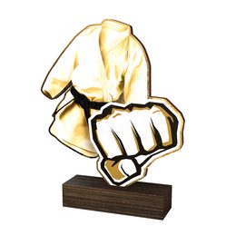 Sierra Classic Martial Arts Real Wood Trophy